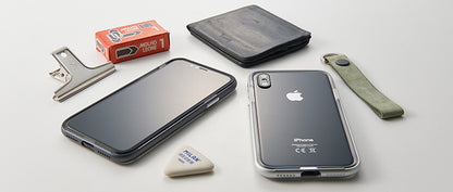 [Turtle Bumper Pro] アルミバンパー＆強化ガラスセット for iPhone X（販売終了）