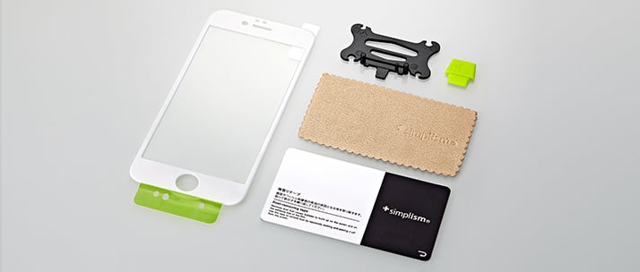 [FLEX 3D] ブルーライト低減 3D フレームガラスプロテクター for iPhone 6s/6 光沢