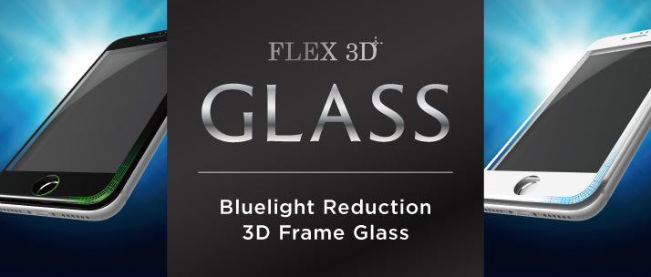 [FLEX 3D] Bluelight Reduction 3D Frame Glass for iPhone 7 Plus（5.5インチ）（販売終了）