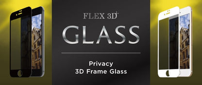[FLEX 3D] プライバシー 3D フレームガラス for iPhone 7（4.7インチ）（販売終了）
