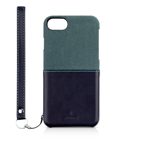 [NUNO] ファブリックケース ツートーン for iPhone SE（第3/2世代）/8/7/6s/6（販売終了）
