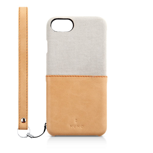 [NUNO] ファブリックケース ツートーン for iPhone SE（第3/2世代）/8/7/6s/6（販売終了）