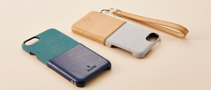 [NUNO] ファブリックケース ツートーン for iPhone SE（第3/2世代）/8/7/6s/6（販売終了）