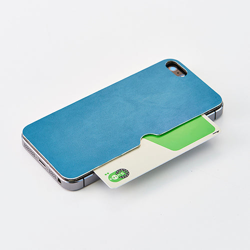 背面 カードポケット テクスチャーシート for iPhone SE/5s/5