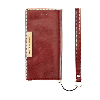 KATHARINE HAMNETT LONDON 薄型フリップケース with カードポケット for iPhone 6（4.7inch）（販売終了）