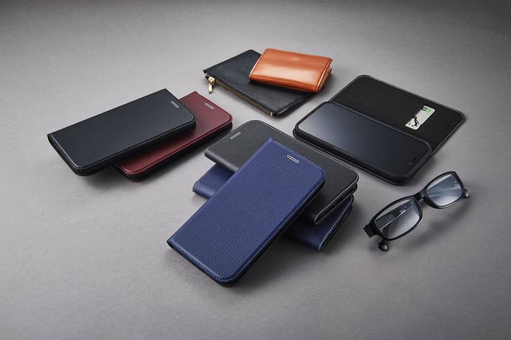 iPhone XS / X [FlipNote Slim] クラリーノ フリップノートケース（販売終了）